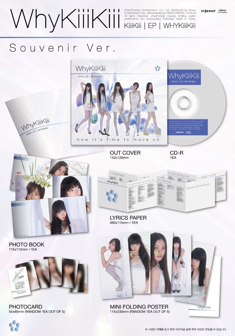 KiiiKiii EP [WhyKiiiKiii] (SOUVENIER Ver.) (DIGIPACK)