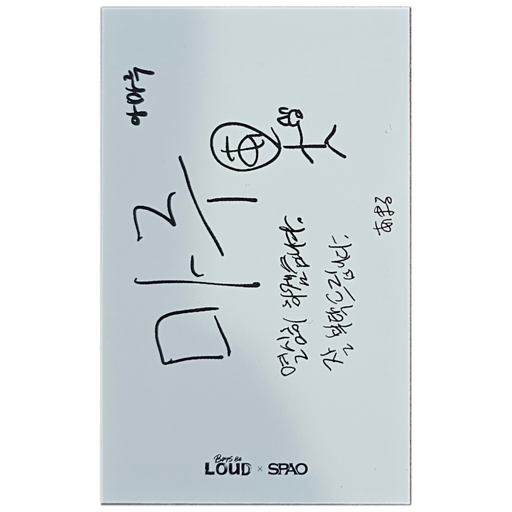 Boys be LOUD x SPAO 'Kickflip' Amaru Photocard