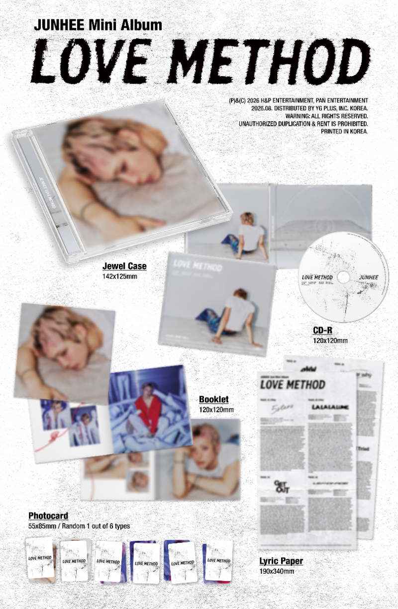 JUNHEE 2nd Mini Album [LOVE METHOD]